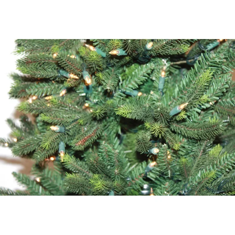 Special Happy Corp LTD Oregon Pine Artificial Prelit Christmas Tree, 6-1/2-Feet, Clear Lights, Green