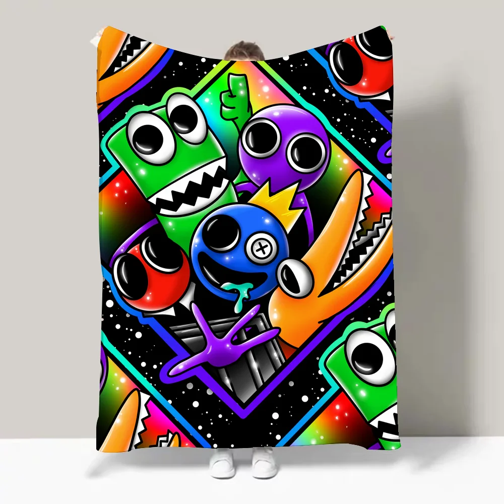 Game R-Rainbow F-Friend Blanket Design Lightweight  For Dorms, Naps, Living Room, Office,Sofa,All-Season