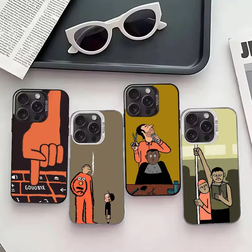 

J-Jean A-Art J-Jullien Phone Case For iPhone 17,16,15,14,13,12,11 Plus,Pro Max,XS,Colored silver phone case