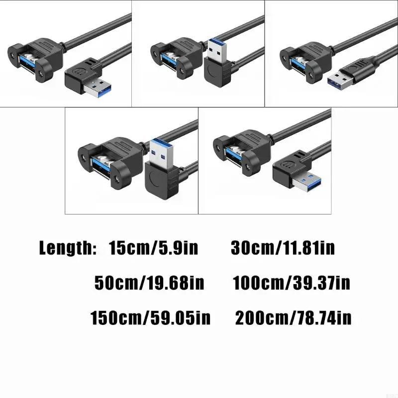 Speed ​​Speed ​​USB MASCHIO MASCHIO MASCHIO ALLA ADAPTER FACCIA PANNELLO PER USO INDUSTRIALE W8EC