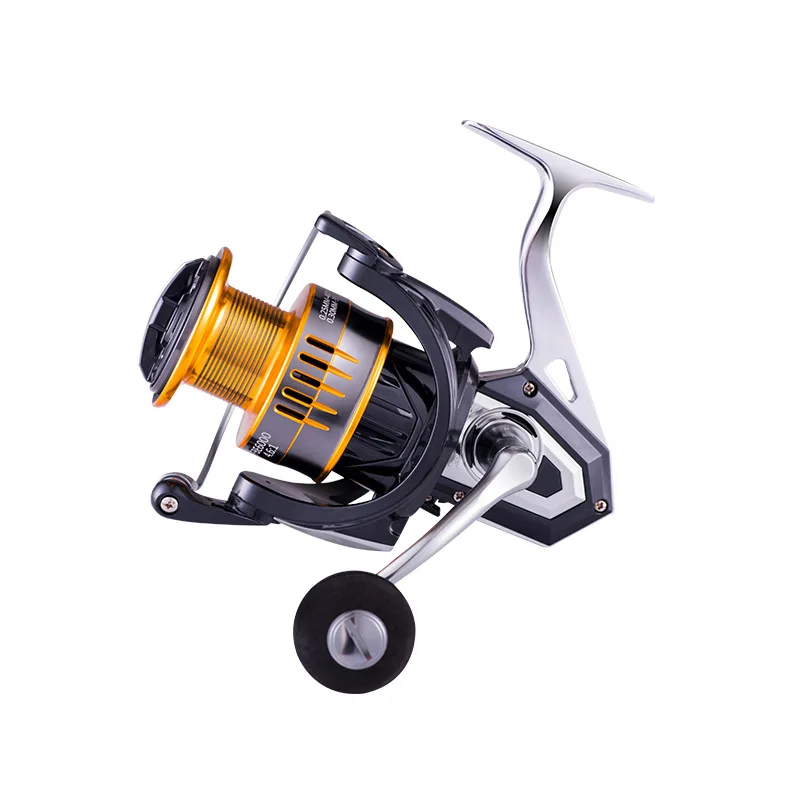 

Aoclu Fishing Reel Far Long Cast Spinning Reel Brass Gear Size 2000 to 7000 Boat Fishing Tapered Spool