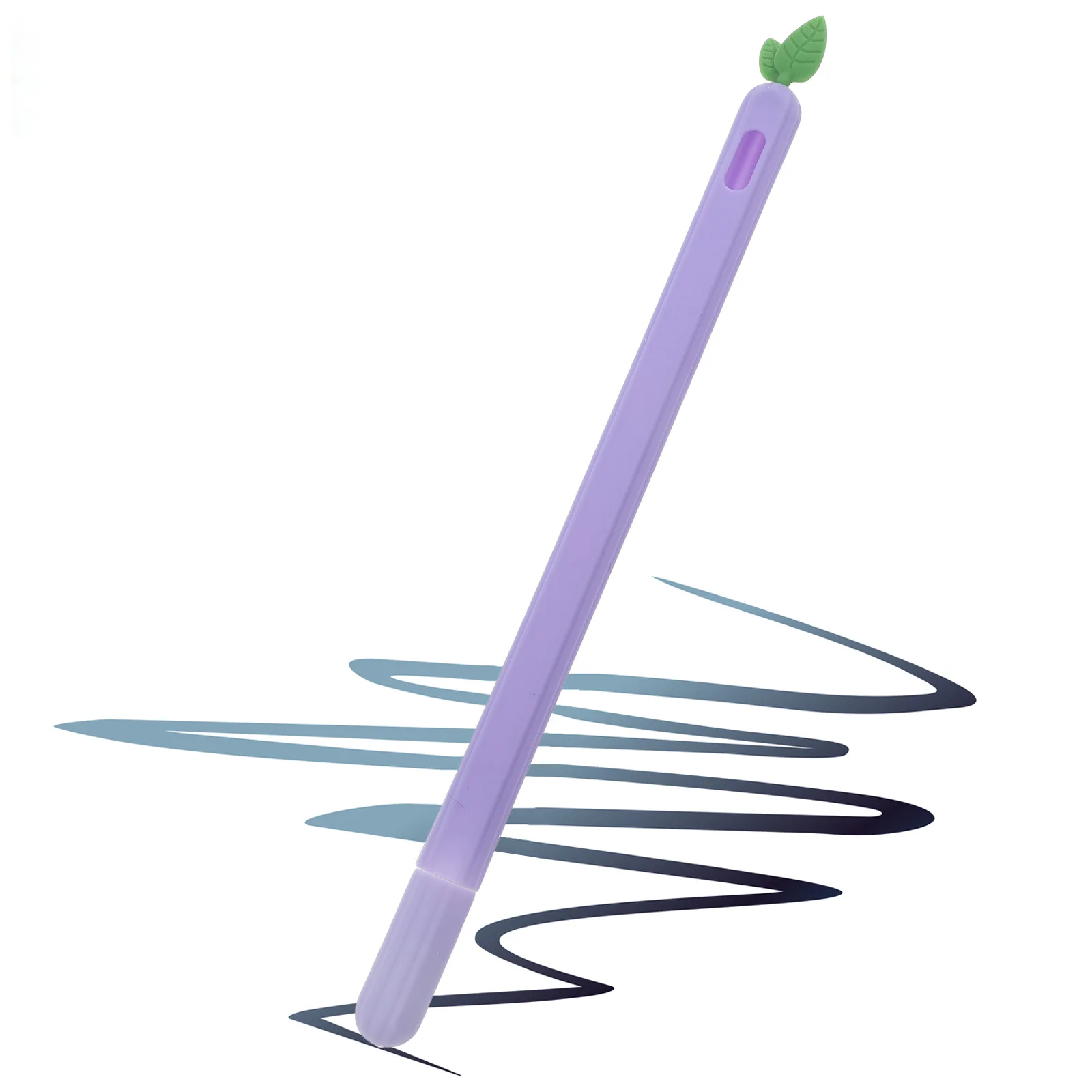 

Silicone Pencil Sleeve Carrot Shape Pen Holder Non-Slip Protective Cover for Pencil 2 Stylish Sleeve Stylus Pen Accessory