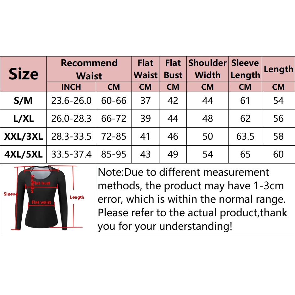 Body Shaper Long Sleeve TOP Sauna Shapers Hot Sweat Sauna Effect T-Shirts Tops Slimming Fitness Shapewear Workout Gym