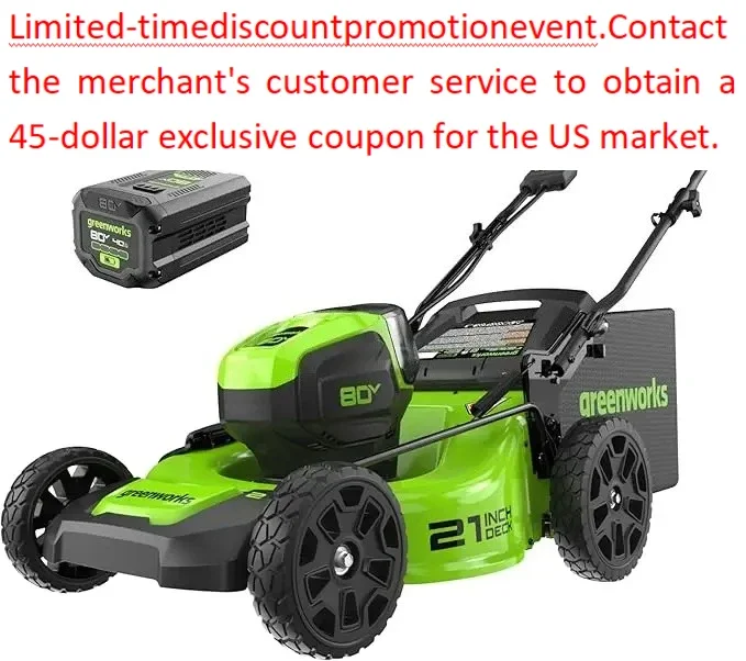 

Бесщеточная аккумуляторная газонокосилка (Push) 80 В, 21 дюйм (75 + совместимые инструменты), аккумулятор емкостью 4,0 Ач и быстрое зарядное устройство на 60 минут в комплекте