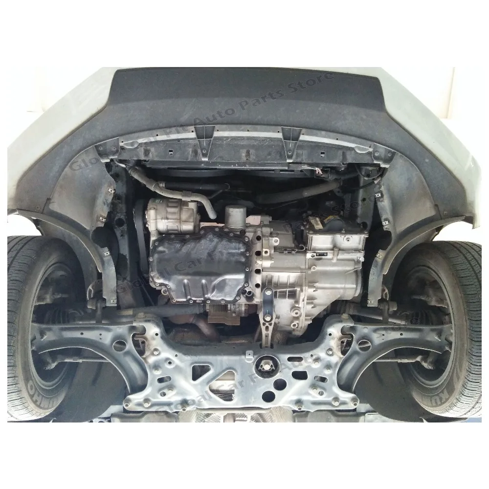 Heavy Duty Engine Skid Plate, No Drilling Custom Fit Underbody Splash Shield for VW Scirocco 2010-2016 1.4T 2.0T