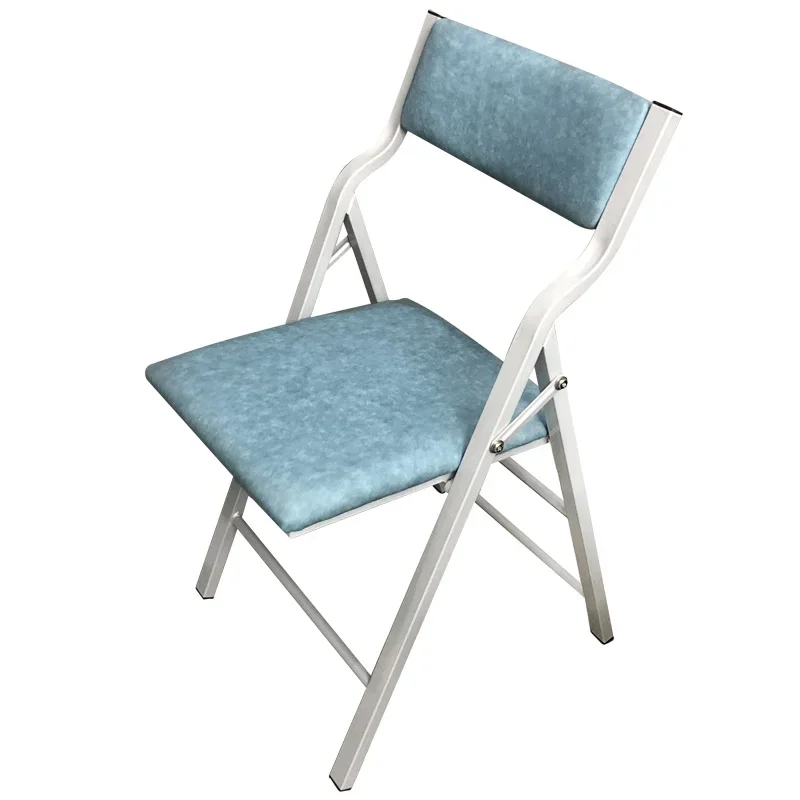 Haushalt klappbare Rückenlehne Stoff Esszimmer Computer Konferenz Mahjong Stühle