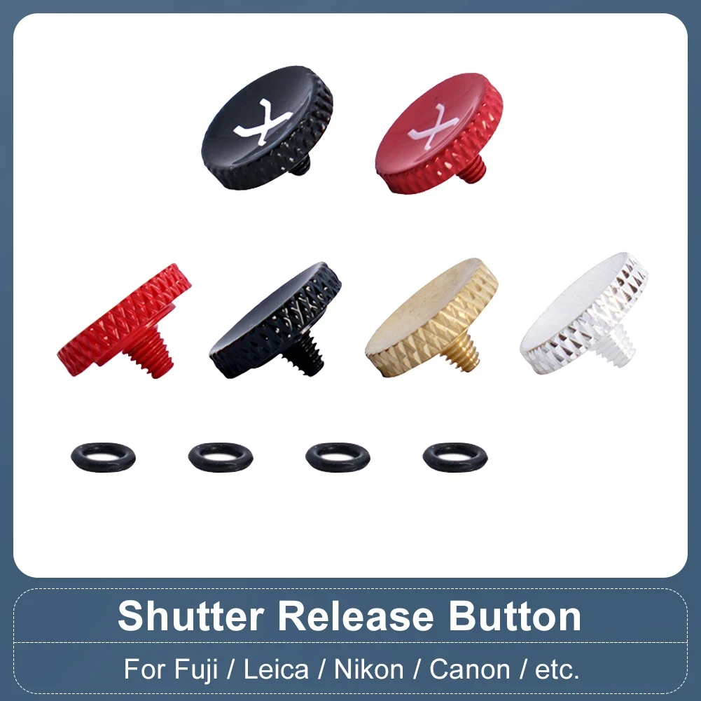 Pulsante di rilascio dell'otturatore morbido trigger durevoli per Fuji Nikon Canon Leica SLR DSLR xt30 xt20 xt4 xs10 xe1 xpro1 xpro2