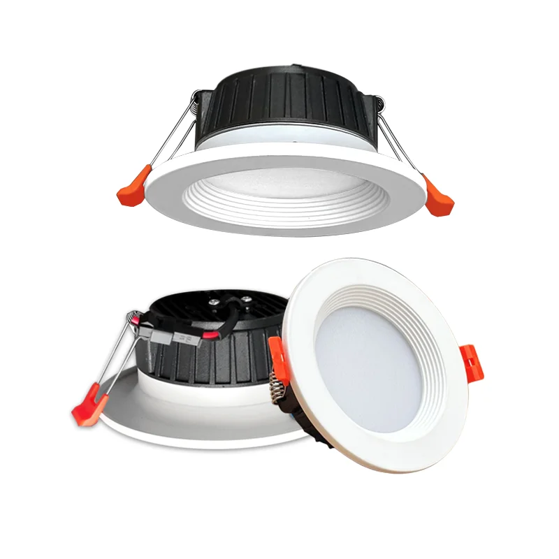 【Owarcie 110mm-138mm】 Wbudowany downlight LED super jasny sklep komercyjny 12W lampa oświetleniowa wysoka renderowanie kolorów 220V 110V