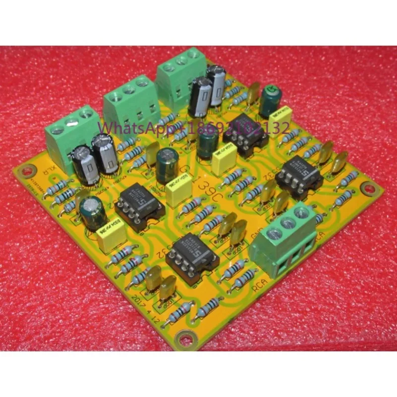 Balanced XLR To Single Ended RCA Output Dual Circuit Board with Excellent Performance of Ultra-low Distortion LG139C