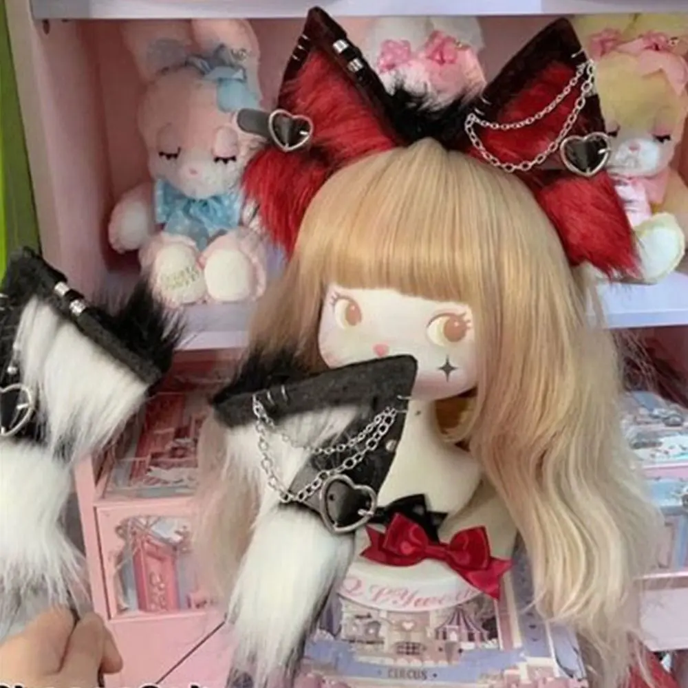 Hairpin Cat Ear Lolita Hair Band Belt Headdress Plush Headband Korea Style Hair Accessories Halloween Cosplay Costume Makeup