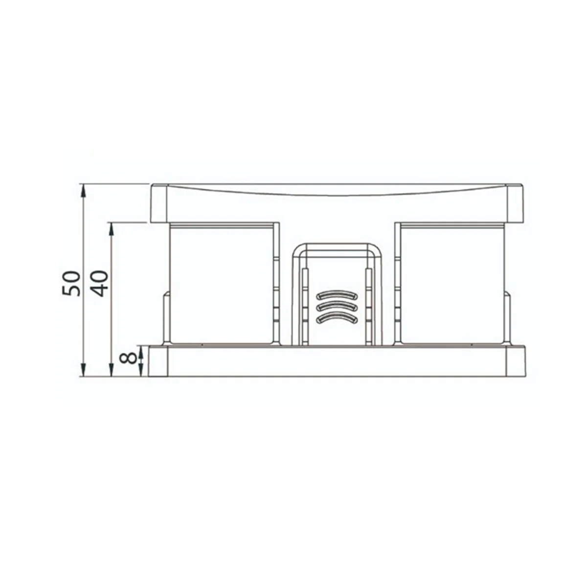 For Anl Large Fork Bolt Fuse Box Car One in and One Out High Current High Power 100A Fuse Box