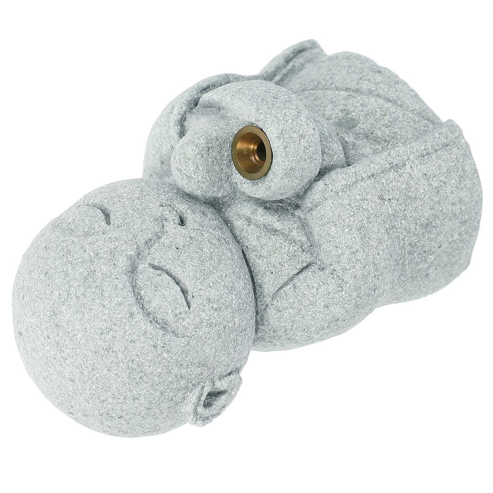 1 قطعة بوذا صغير خمر الحجر الرملي ديكور سطح المكتب داخلي خمر الحرف حديقة الديكور البسيطة الرجعية ديكور المنزل الحرفية #3