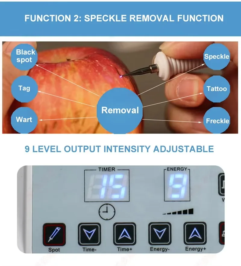 H3231 초음파 얼굴 마사지 기계 스킨 케어 고주파 초음파 강화 안티 에이징 주름 제거 살롱 미용 기계