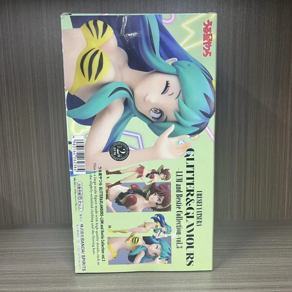 En Stock Bandai Original Banpresto Anime Glitter & Glamours Lum y Bestie colección Vol.3 Lamu 22cm modelo figuras de juguete