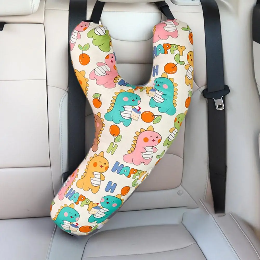 Y-förmige Auto-Schlafkopfstütze für Kinder, Cartoon-Autositzschutz-Kopfstütze, Erwachsenen-Autositzgurt-Kissen, Autositzkissen – Detail 8