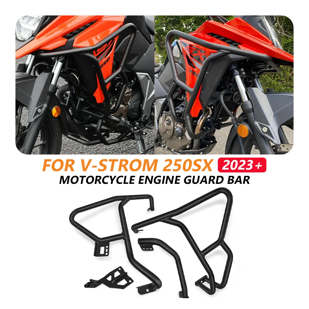 VSTROM 250SX 2024 Motorcycle Lower Engine Bar For V-strom 250SX 250 SX 2023-2025 Highway Crash Frame Bumper Guard Protection Kit