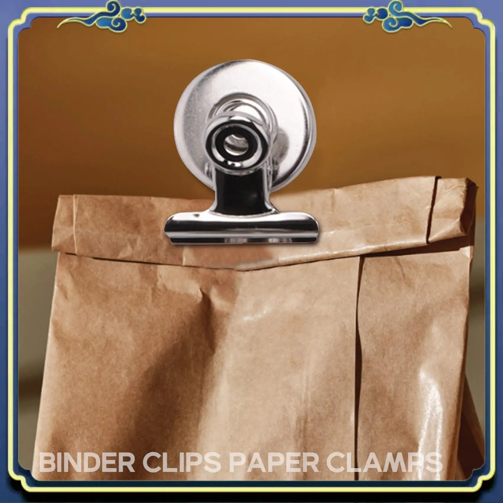 Portable 20 Pack Magnetic Clips,Scratch-Free Refrigerator Strong Magnet Clips,Binder Clips Paper Clamps,Whiteboard Magnets Clips