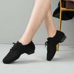 Buty do tańca dla kobiet Jazz Salsa Buty do tańca towarzyskiego Mesh Casual Flat Sprots Shoe Ladies Girls Modern Yoga Sneakers 34-42