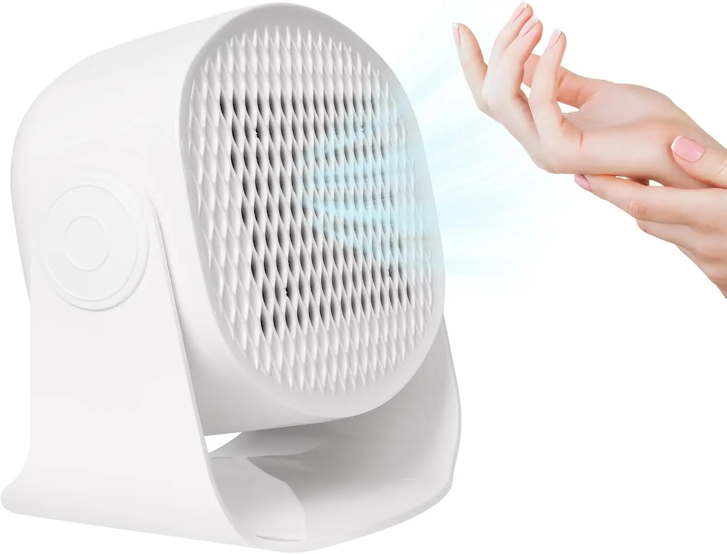 

Rotatable Air Nail Dryer, 600W Warm/Cool Wind Blower for Nail Polish, Multifunctional Fan Dryer for Hands & Feet – White