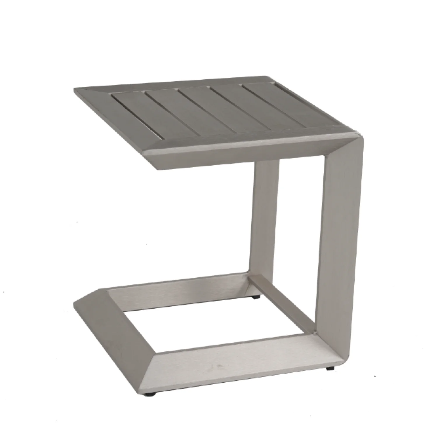 All aluminum outdoor coffee table