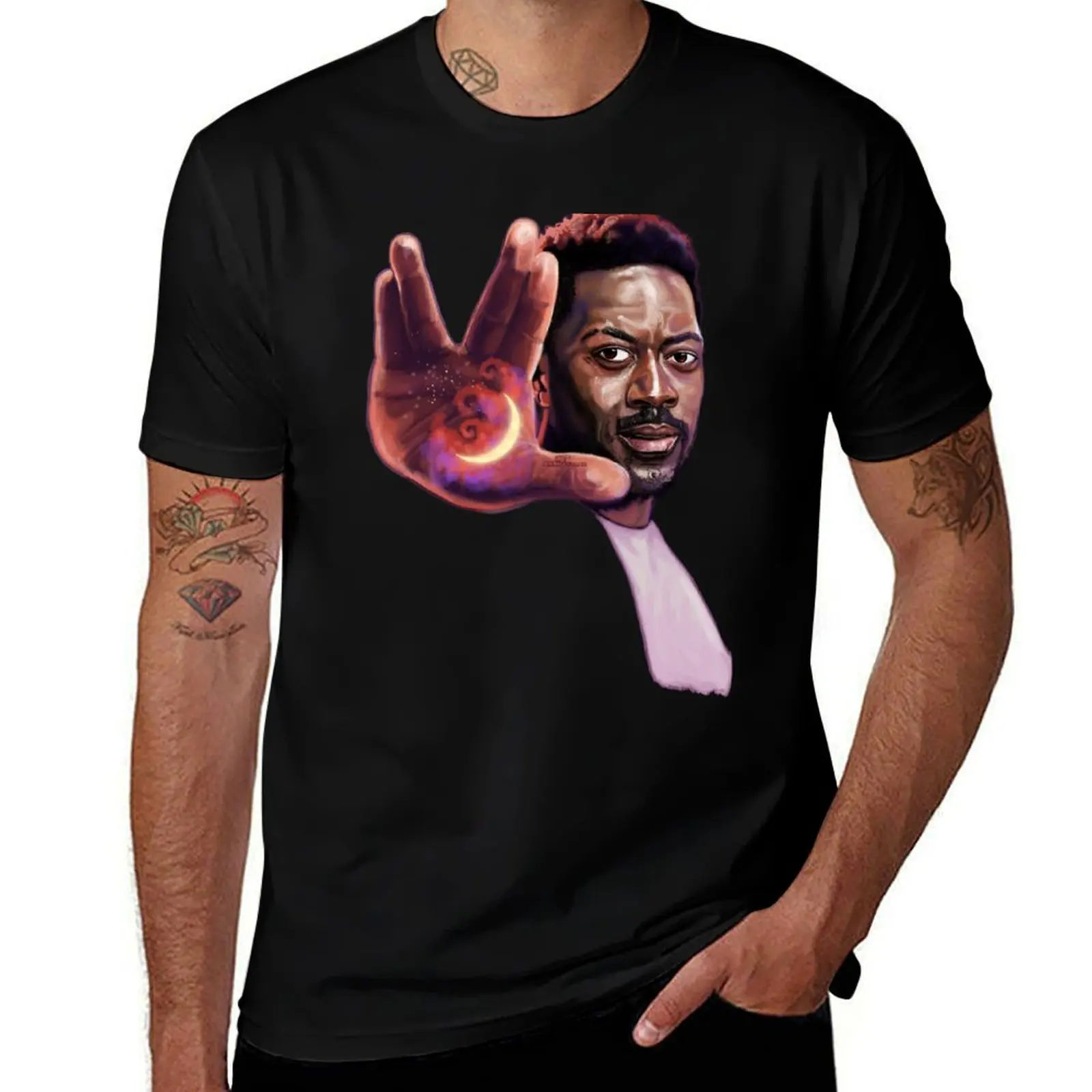 

David Ajala T-Shirt anime t shirts oversize man t shirts graphic man t shirt graphic T-Shirt