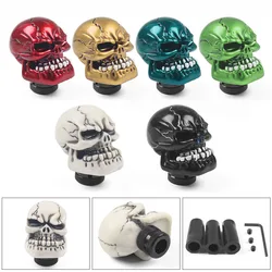 Racing Skull Shape Head shift knob Car Accessories Decoration Car Manual Gear Stick Shifter Lever Knob gear shift knob