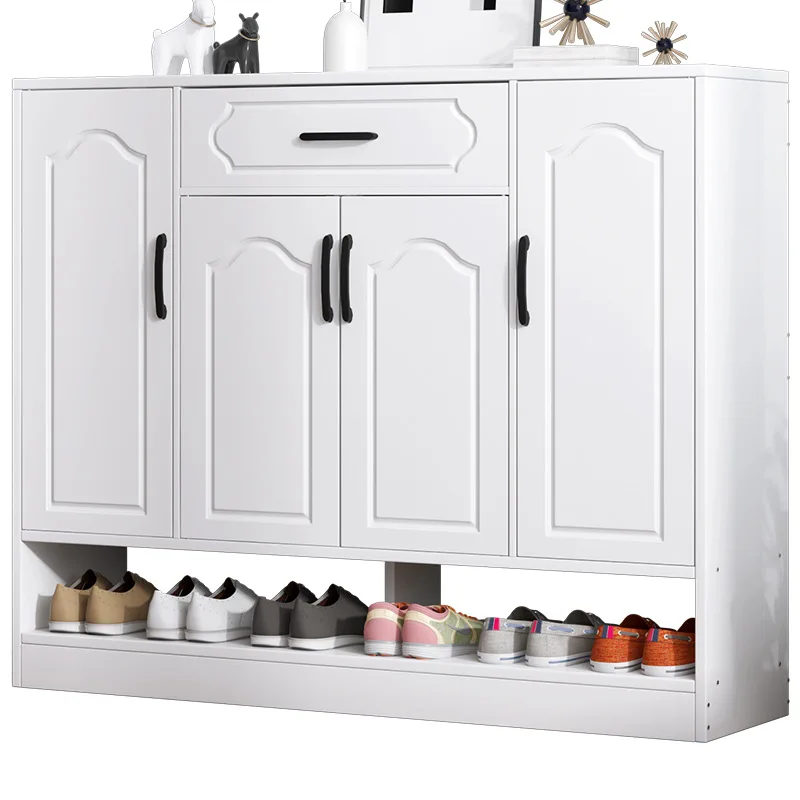 

Living Room New Design Household Storage Cabinet Wood Shoe Cabinet Rotating