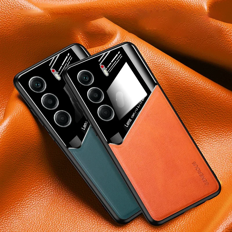 

Ультратонкий противоударный чехол с магнитом и защитой от падения для Tecno Camon 40 Pro 5G Leateher Cover для Tecno Camon 40 Pro 5G