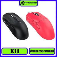 Attack Shark X11 R1 Wireless Mouse Three Mode Customized Gaming Mouse with Charger Base Ergonomics Lightweight for Computer Gift