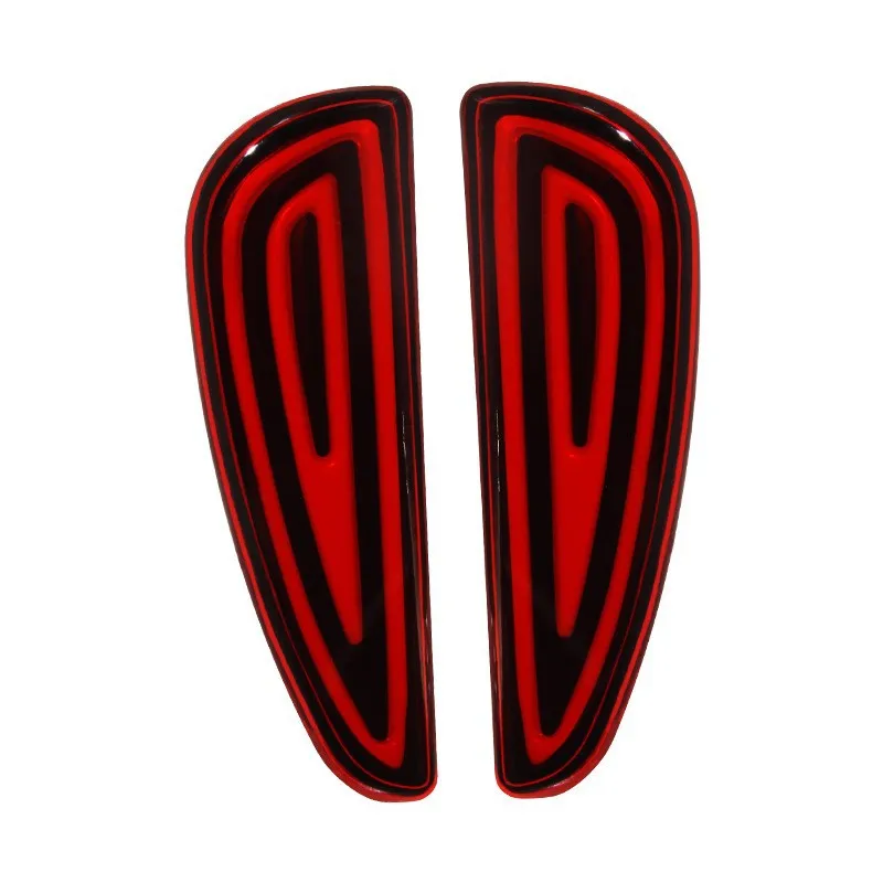 for Geely PROTON X50 Atlas‌ 2018 2Pc Car Rear Bumper Light Reflector DRL Dynamic Turn Signal Brake Light Rear Fog Lamp Daulight