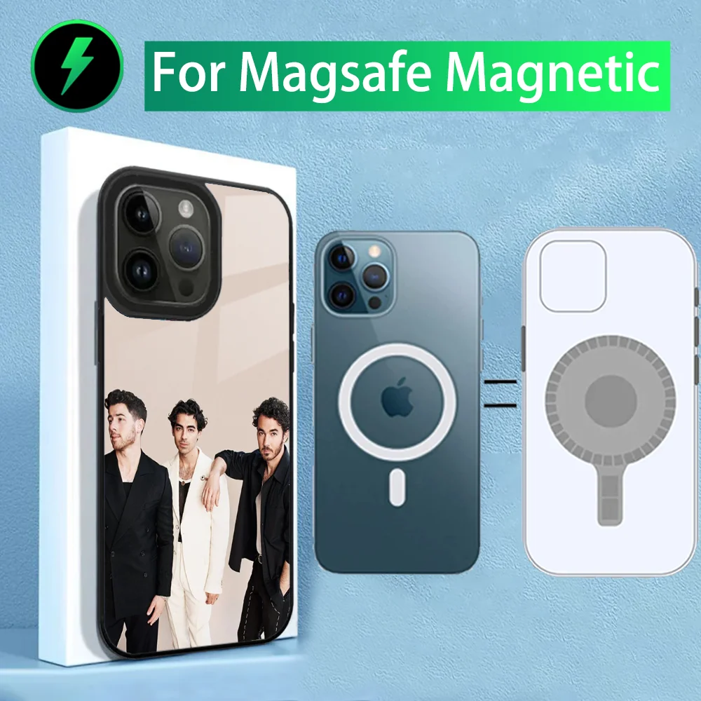 J-Jonas Band B-Brothers Phone Case For iPhone 15,14,13,12,11,Plus,Pro,Max Mini Magsafe Magnetic Wireless Charging