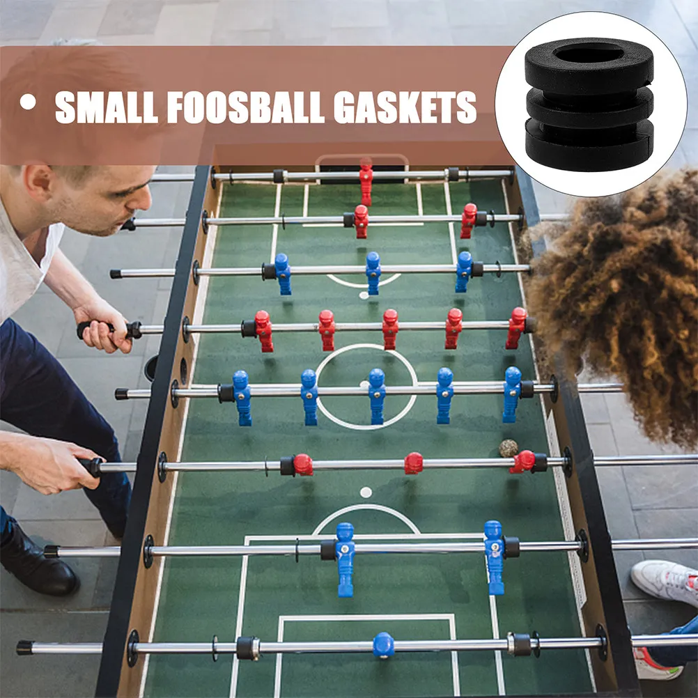 

8Pcs Foosball Table Parts Bumper Gaskets Replacement Small Size Durable Accessories for Football Table Foosball Bumper