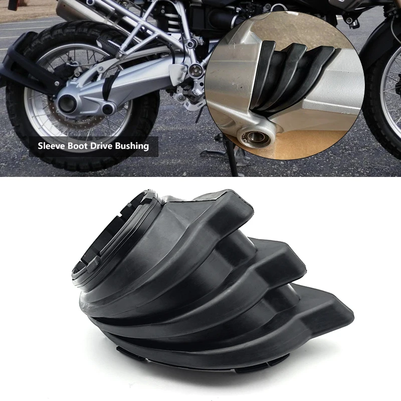 

For BMW R1200GS/R1200RT/R nineT HP2 Transmission Shaft Boot - Drive Shaft Dust Cover Natural Rubber & PA6 Black OEM Replacement