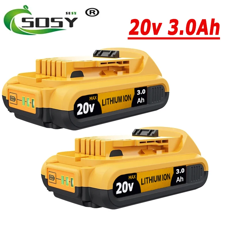 

3000mAh 20V Baterry For Dewalt DCB200 Replacement Battery DCB200 DCB101 DCB115 Power Tool Baterry For Dewalt Li-ion Batteries