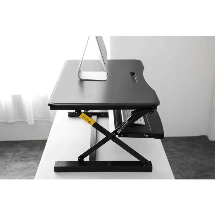 

Computer Workstation Desk Height Adjustable Gas Lifted Desk Pneumatic Desk Sit Stand Desktop