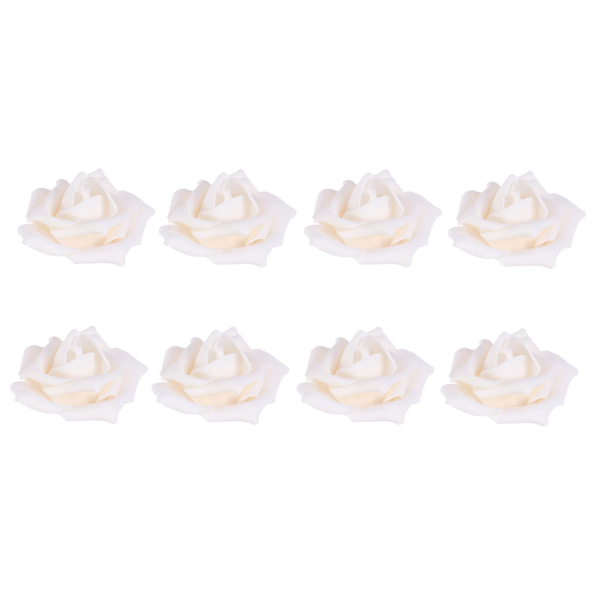 

100Pcs Artificial Rose Heads Foam Realistic Wedding Party Table Decoration Reusable Floral Centerpiece Pink 6Cm