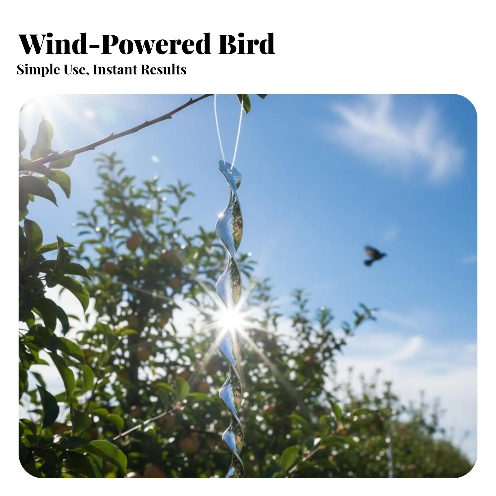 

Ветроустойчивая отражающая пуговка-отпугиватель для птиц, вращающаяся на ветру, для сада