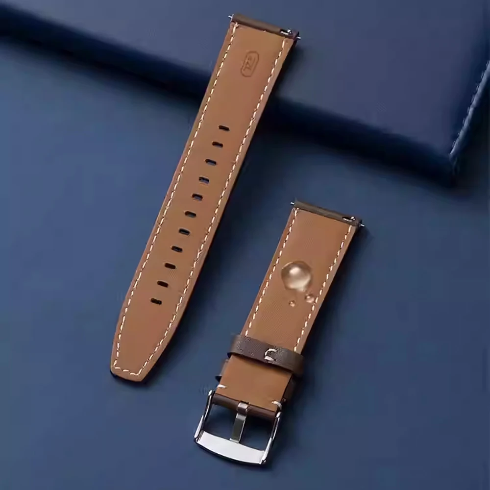 20mm 22mm Watchband For Garmin Vivoactive 4 / Venu 3 Smart Watch Bracelet Leather Band for Forerunner 265 255 55 Venu 2 Sq Strap