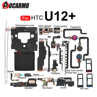For HTC U12+ Signal Board Earpiece Motor Speaker Flash Proximity Senor LCD Flex Cable Mic Mainboard Cover For U12 Plus Repair