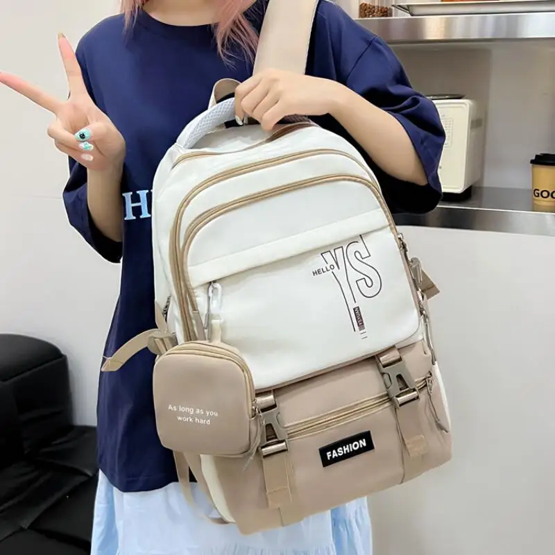 

Детский школьный рюкзак, студенческий рюкзак, модная дорожная сумка для хранения, школьный рюкзак для школьников средней школы, детский подарок Y2K, оптовая продажа