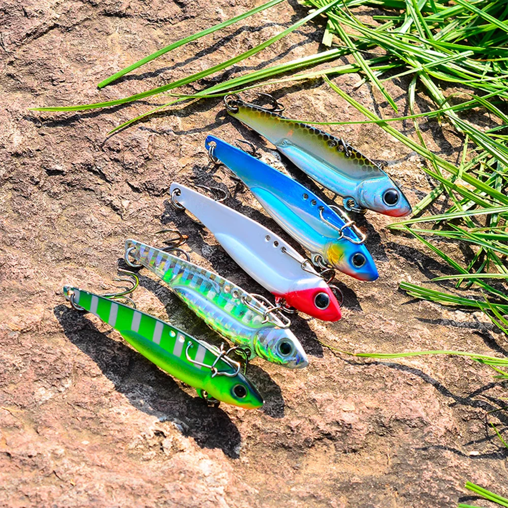 

PROBEROS Spinner Bait 1pc 5 Colors 7g-12g-17g Metal Lure Sinking Long Shot Vibrating VIB Spoon Fishing Hard Wobbler Dw556