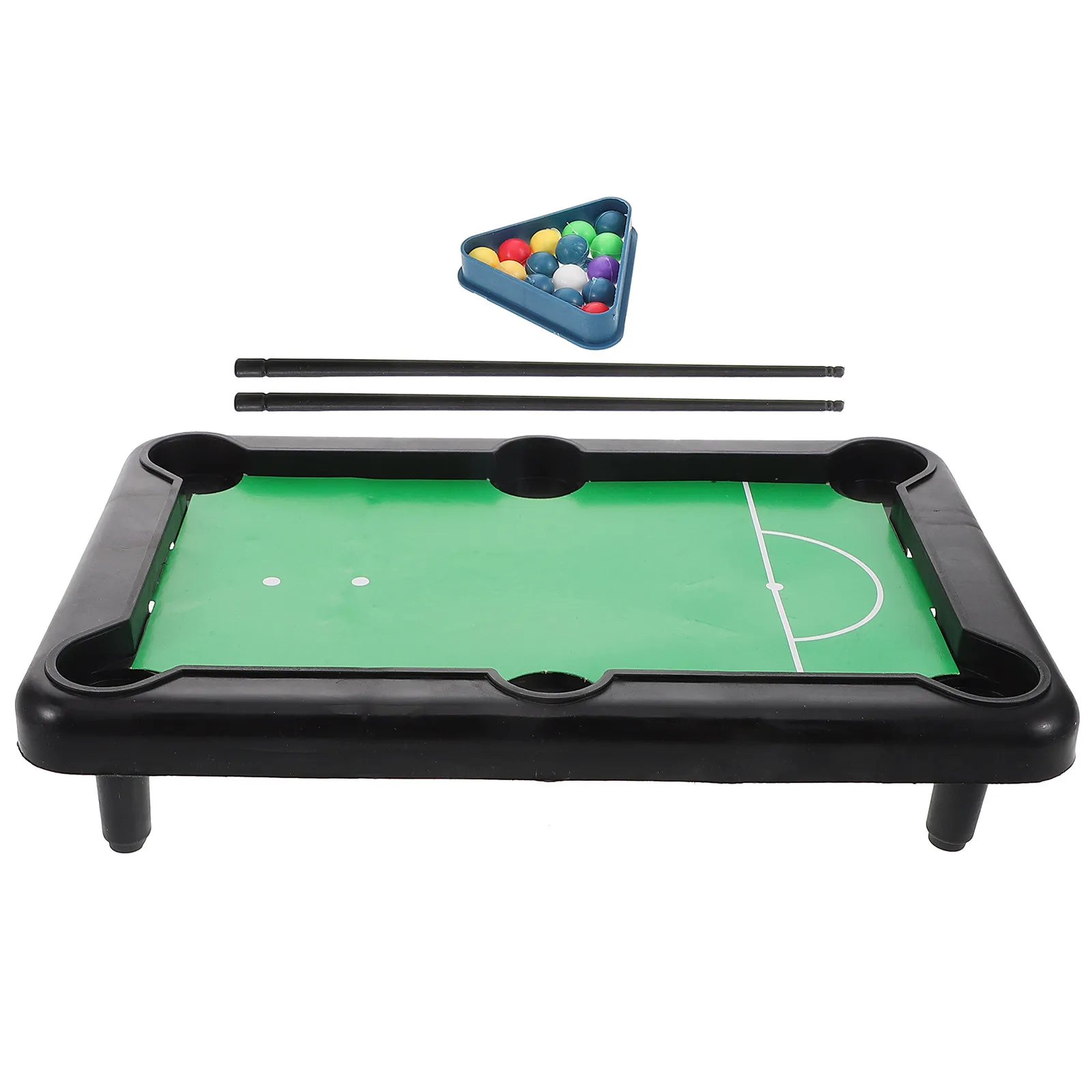 

1Set Mini Pool Table Compact Portable Billiard Game Set Indoor Outdoor Plaything with Accessories for Parentchild Fun
