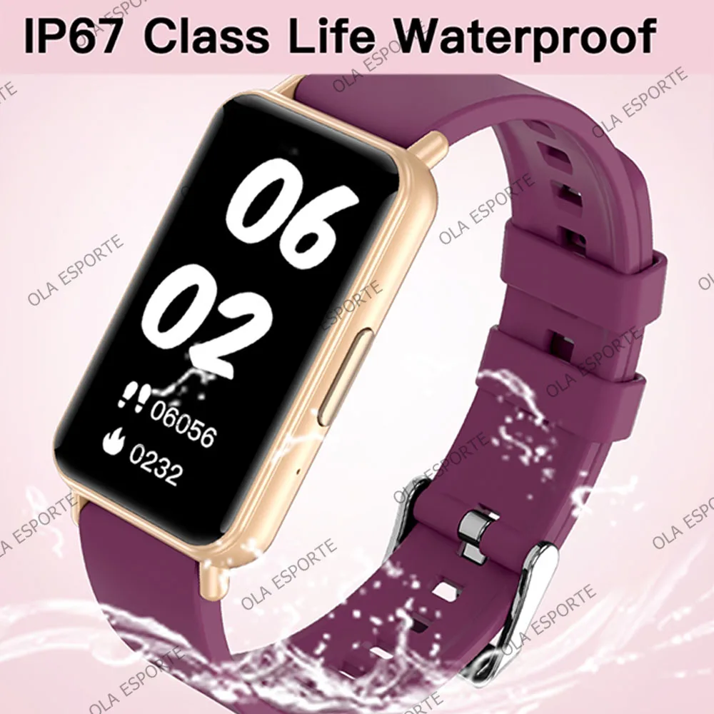 Men Women Healthy Smart Wristband AMOLED Bluetooth Call Voice Assistant Fitness Clock 100+Sports Modes Smart Bracelet Waterproof