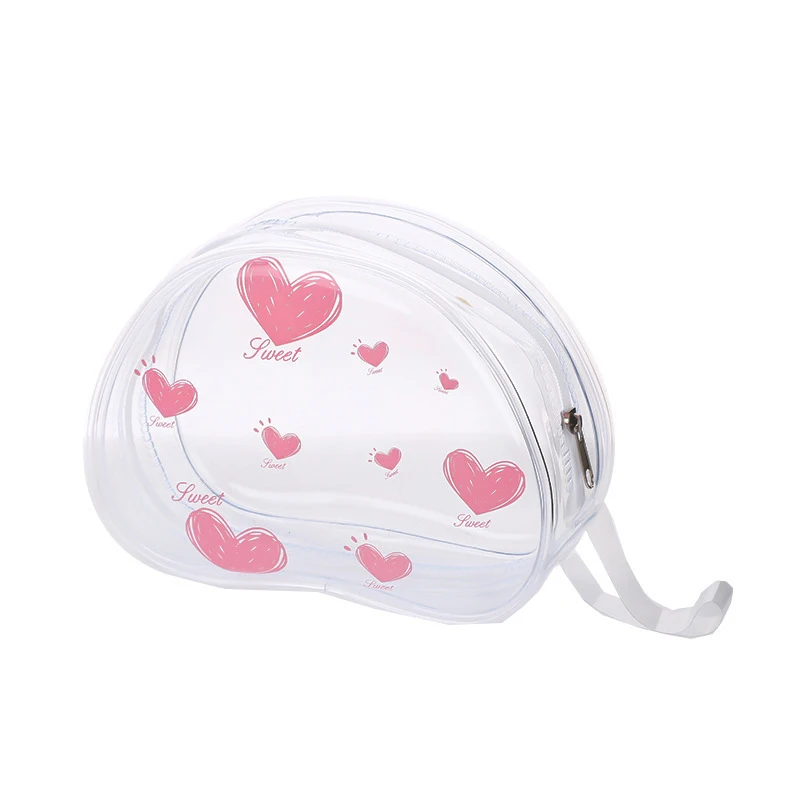 PVC Transparent Chest Patch Storage Bag Doll Storage Outdoor Dust Bag Waterproof Cosmetics Organizer Box Thicken Wallet