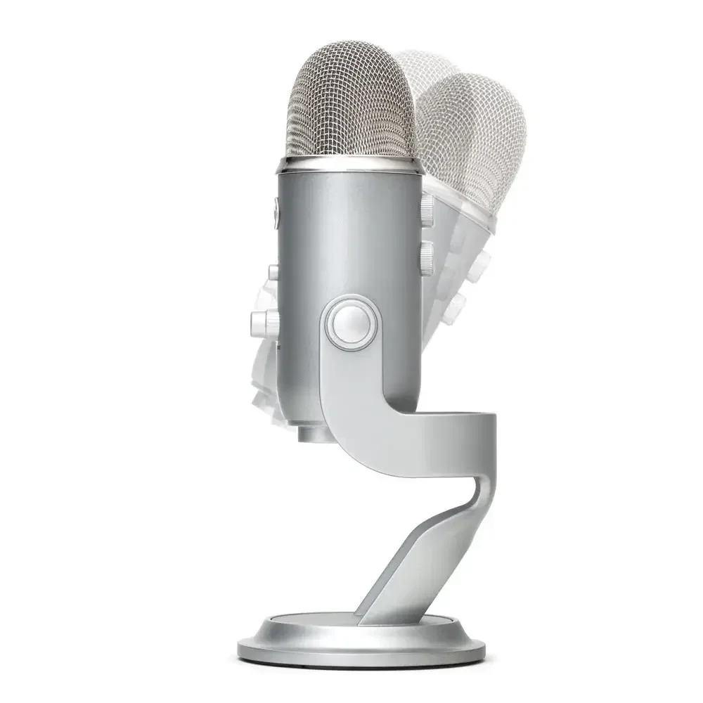 Logitech Blue Yeti Professional Multi-pattern USB Microphone for Recording and Streaming Blue Silver Black Optional