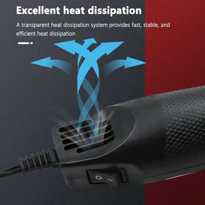 220V Hot Air Gun Soldering Temperature Blower Gun DIY Crafts Electric Power Hot Dryer Mini Heat Gun For Shrink Tubing Car Wrap