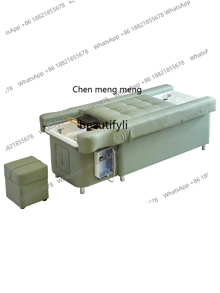 

xx1Beauty Shop Dedicated Shampoo Chair Electric Lifting Pedicure Sofa Bed Beauty High-End Head Therapy Bed