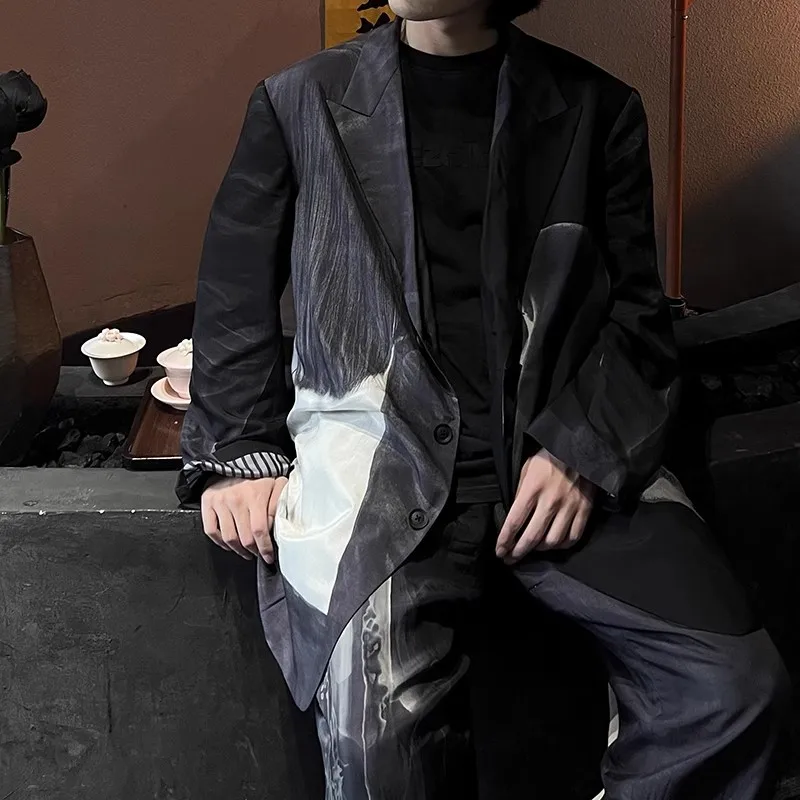 FANDISHI Original design pullover A suit homme A suit unisex clothes A suit for man tops A suit