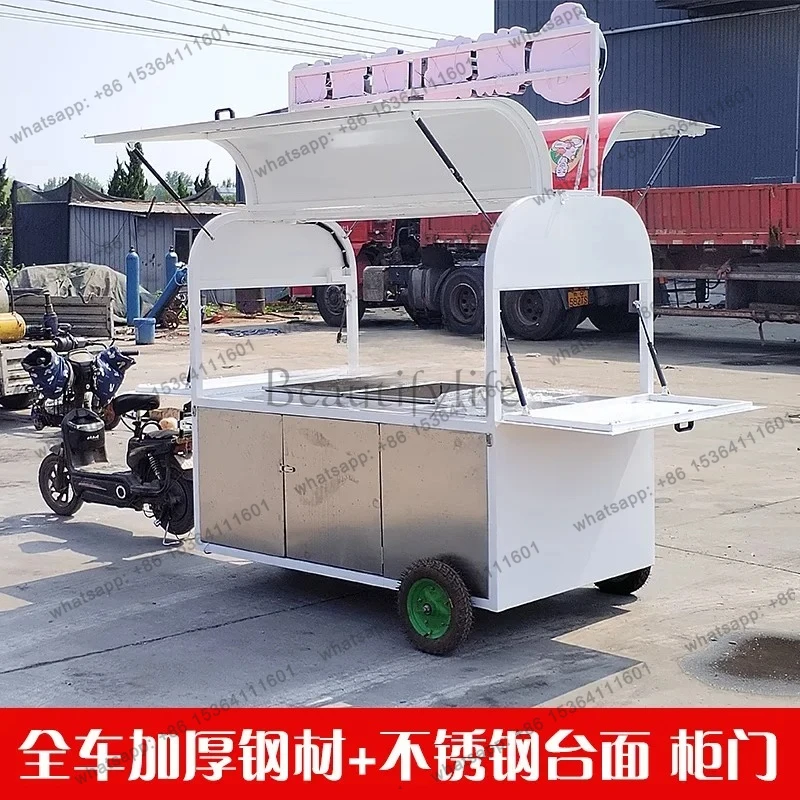 Mobile food truck Mobile stall Snack truck Food truck Traction trailer Customized carriage