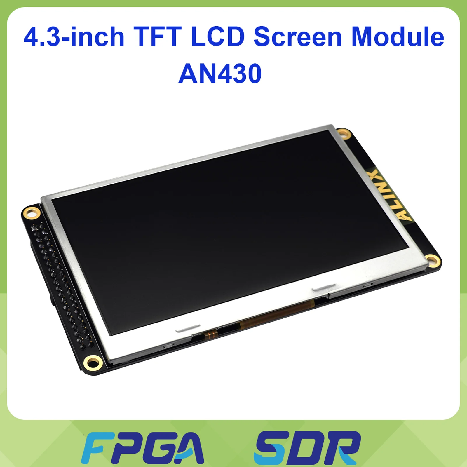 ALINX AN430 4.3 Inch TFT LCD Screen Module for FPGA Board High Resolution Display for Electronic Projects